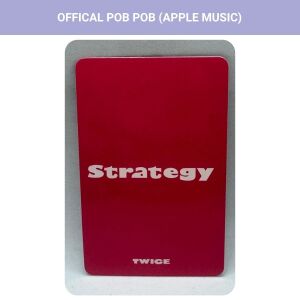 TWICE Jihyo '' Strategy '' Apple Music POB PC