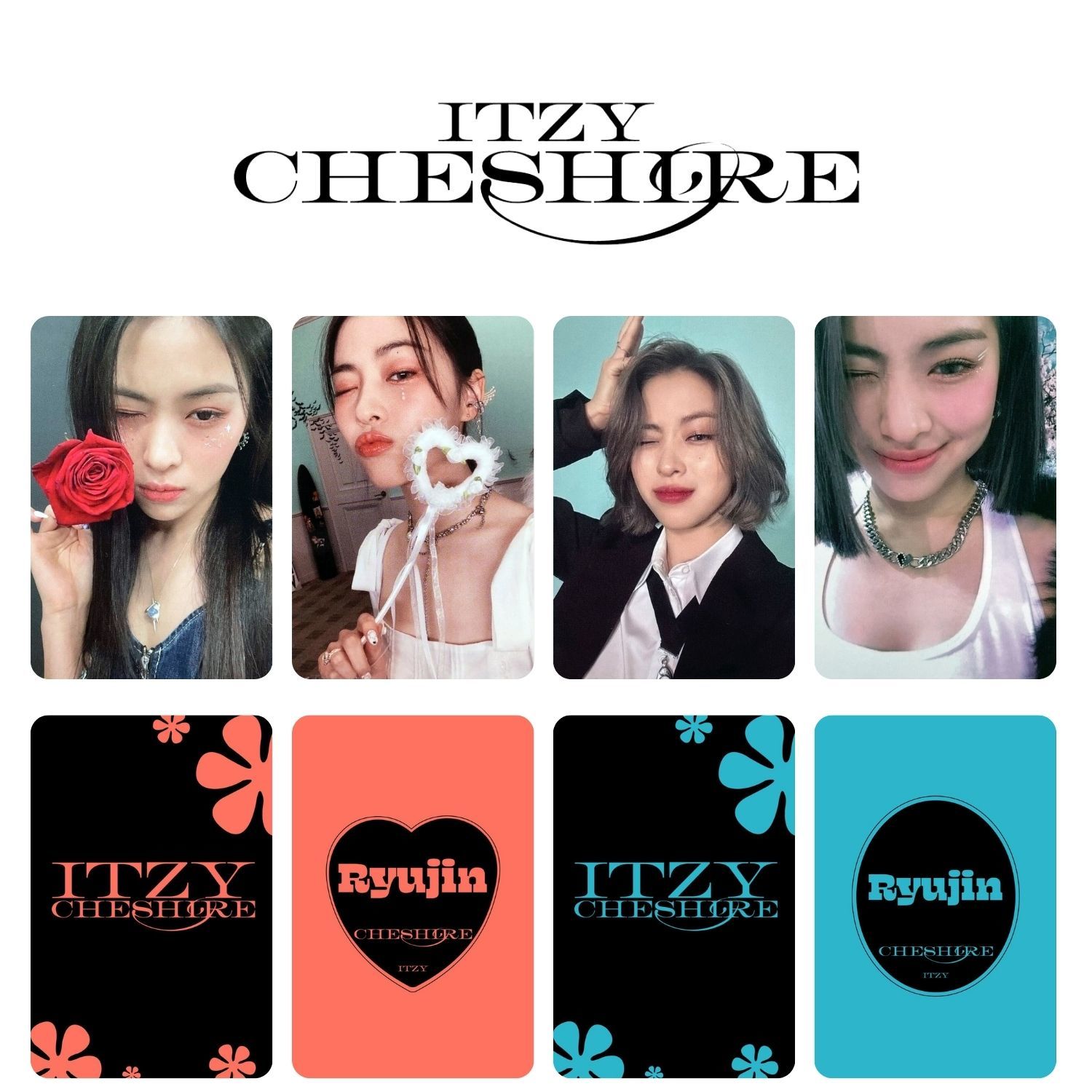 ITZY Ryujin '' Cheshire Special Edition '' Albüm Kart Seti