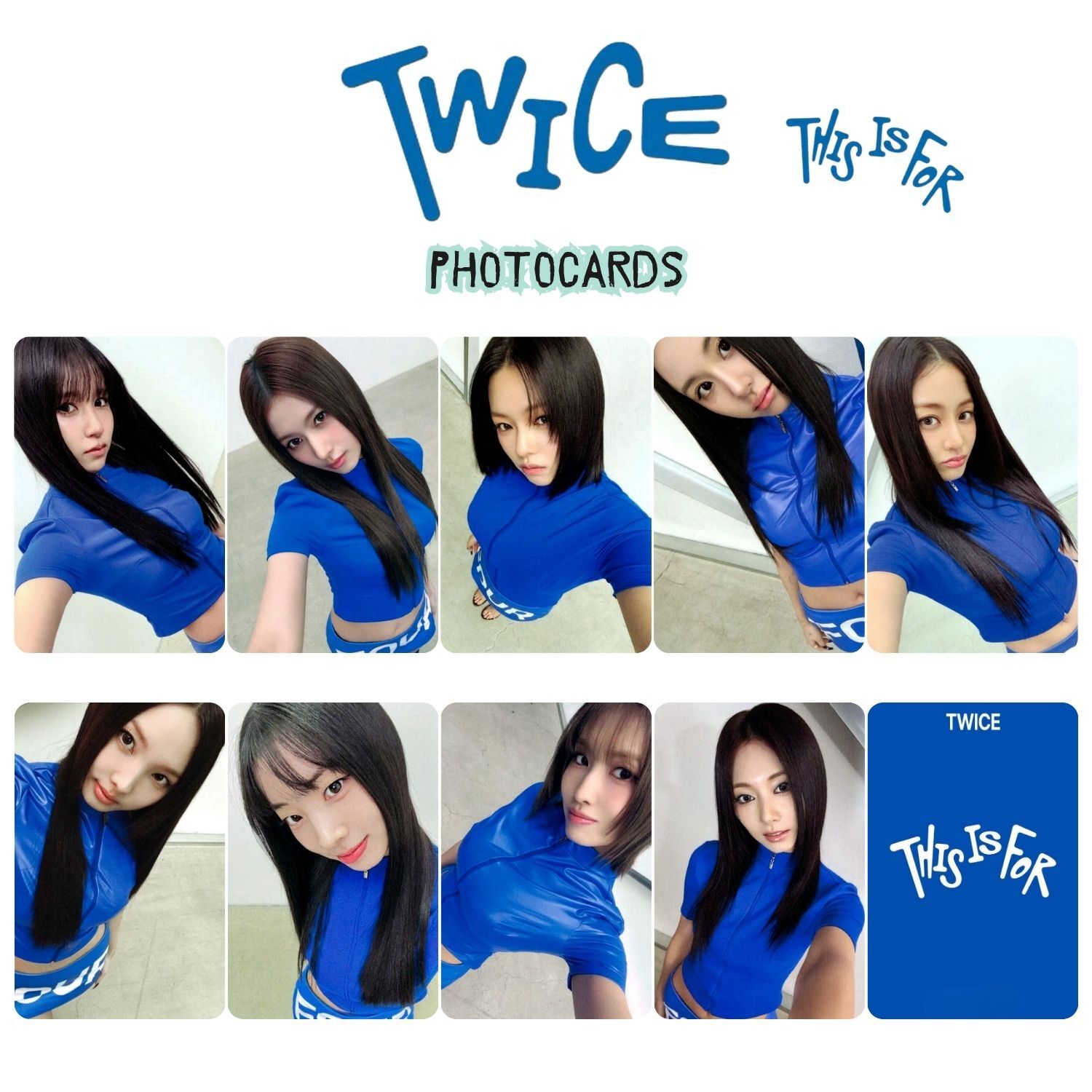 TWICE '' This is For '' Photocards Set POB 2