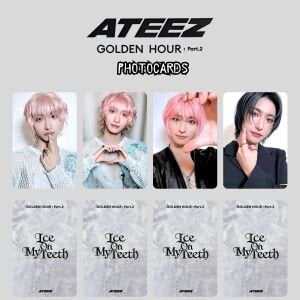 ATEEZ Seonghwa '' Golden Hour : Pt2 '' Photocards Set