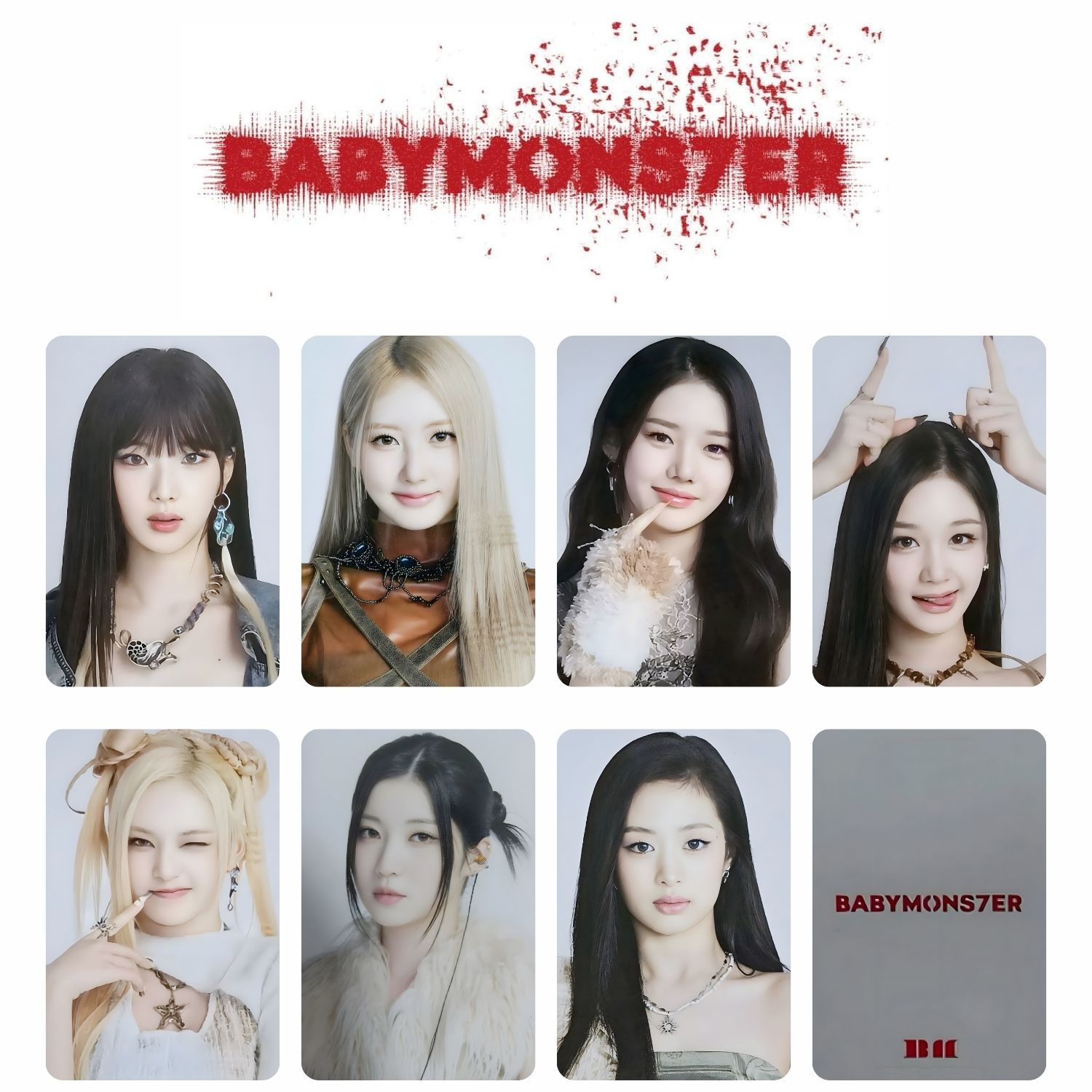 BABYMONSTER トレカ　14種　×3 BABYMONS7ER BABYMONSTER '' Babymons7er '' Tag Set 3 PC