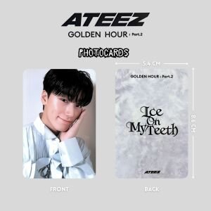 ATEEZ San '' Golden Hour : Pt2 '' Photocards Set
