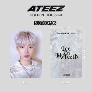 ATEEZ Mingi '' Golden Hour : Pt2 '' Photocards Set