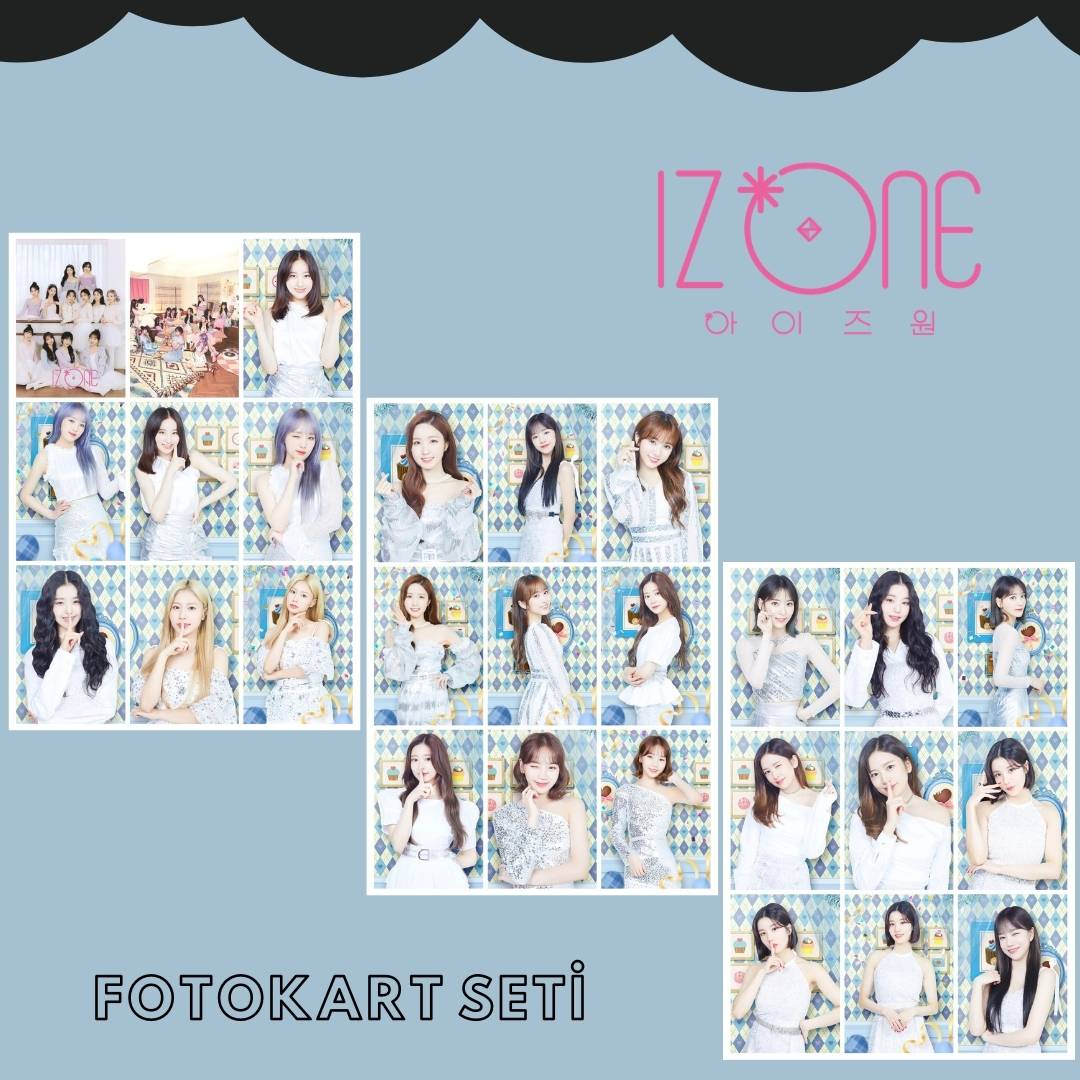 IZONE '' White Day '' Fotokart Seti