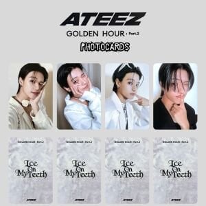 ATEEZ Wooyoung '' Golden Hour : Pt2 '' Photocards Set