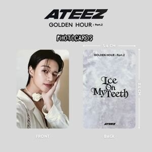 ATEEZ Wooyoung '' Golden Hour : Pt2 '' Photocards Set