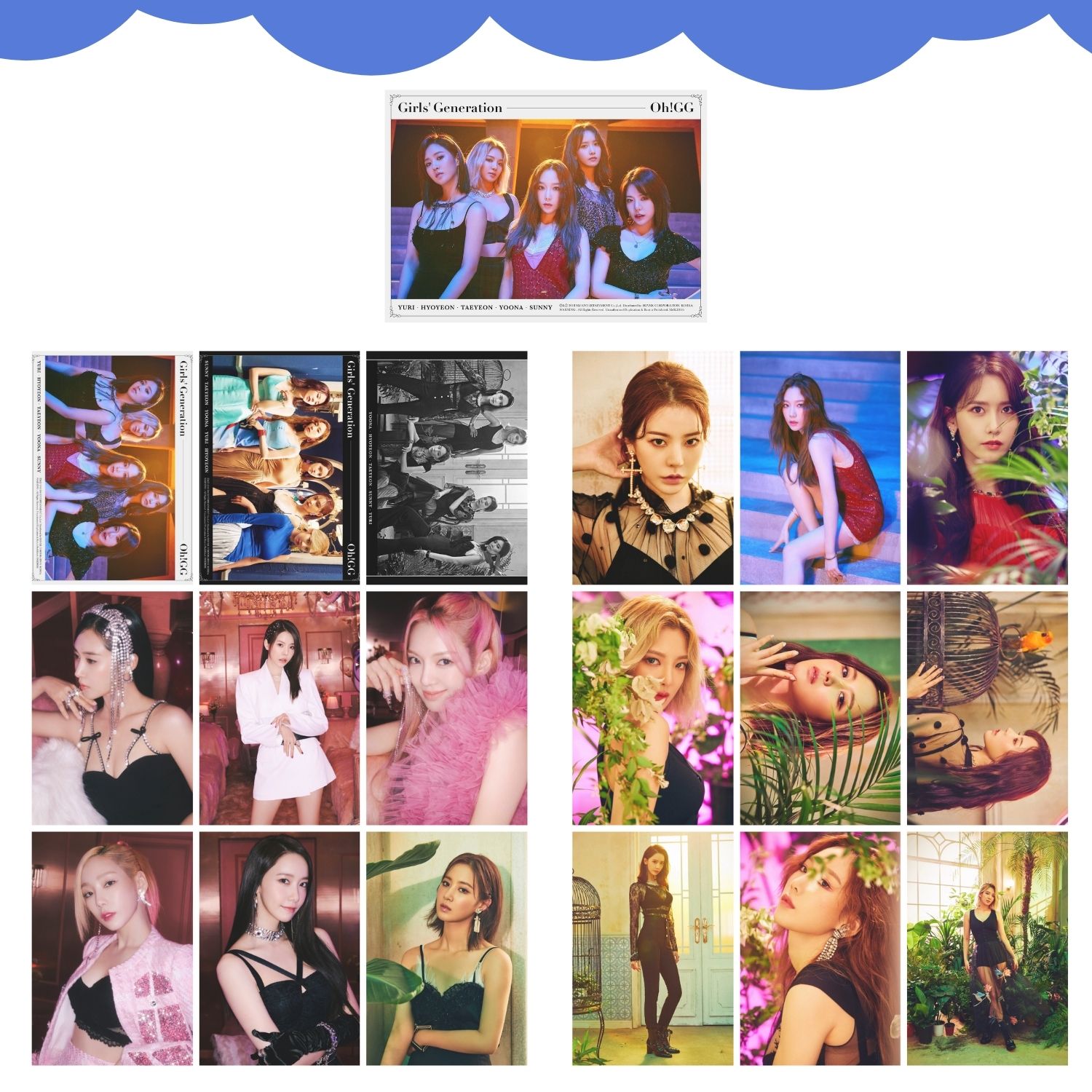 Girls' Generation  '' Oh!GG 'Lil' Touch ''  Fotokart Seti