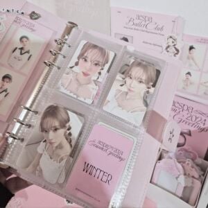 Macaron Gümüş Hologramlı A5 Binder Dosyası
