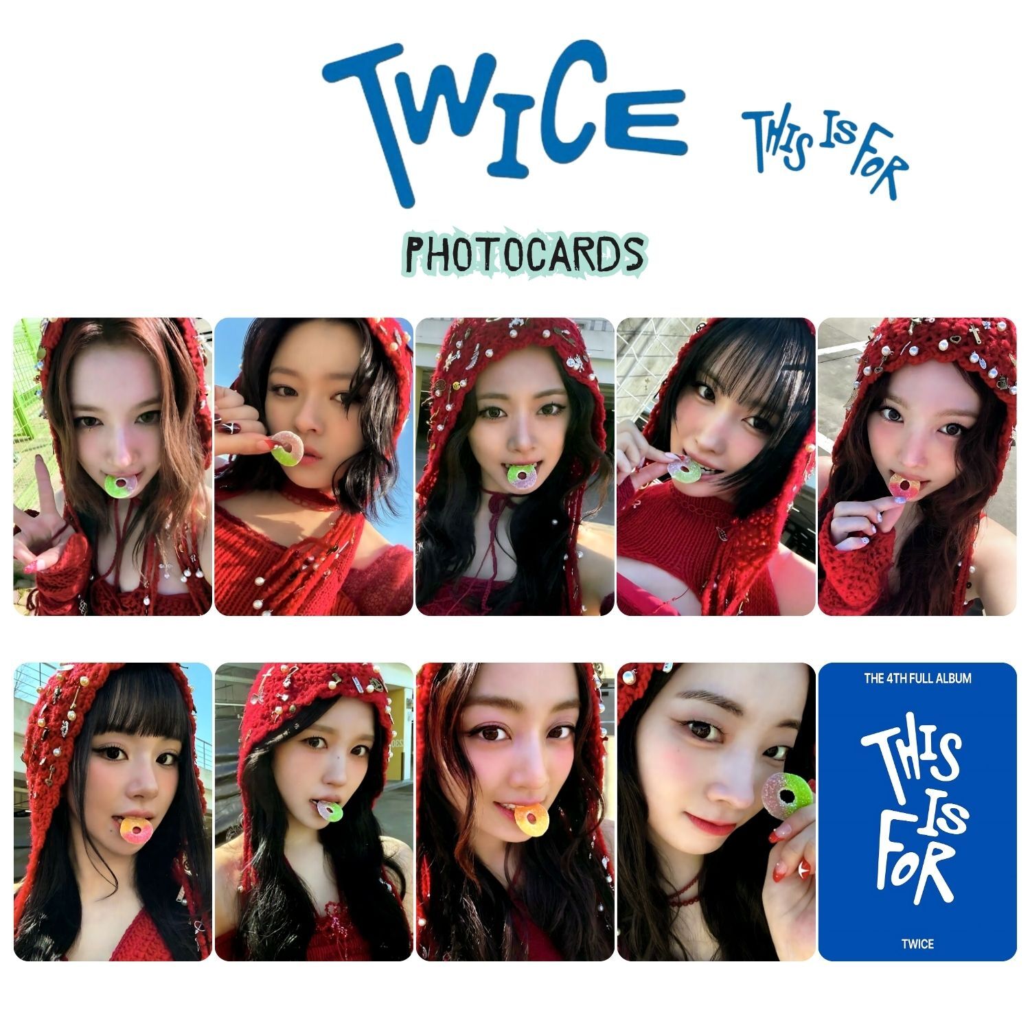 TWICE '' This is For '' Photocards Set POB 3