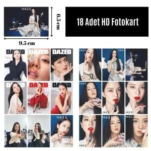 BLACKPINK Jisoo '' New Year New Look '' Fotokart Seti