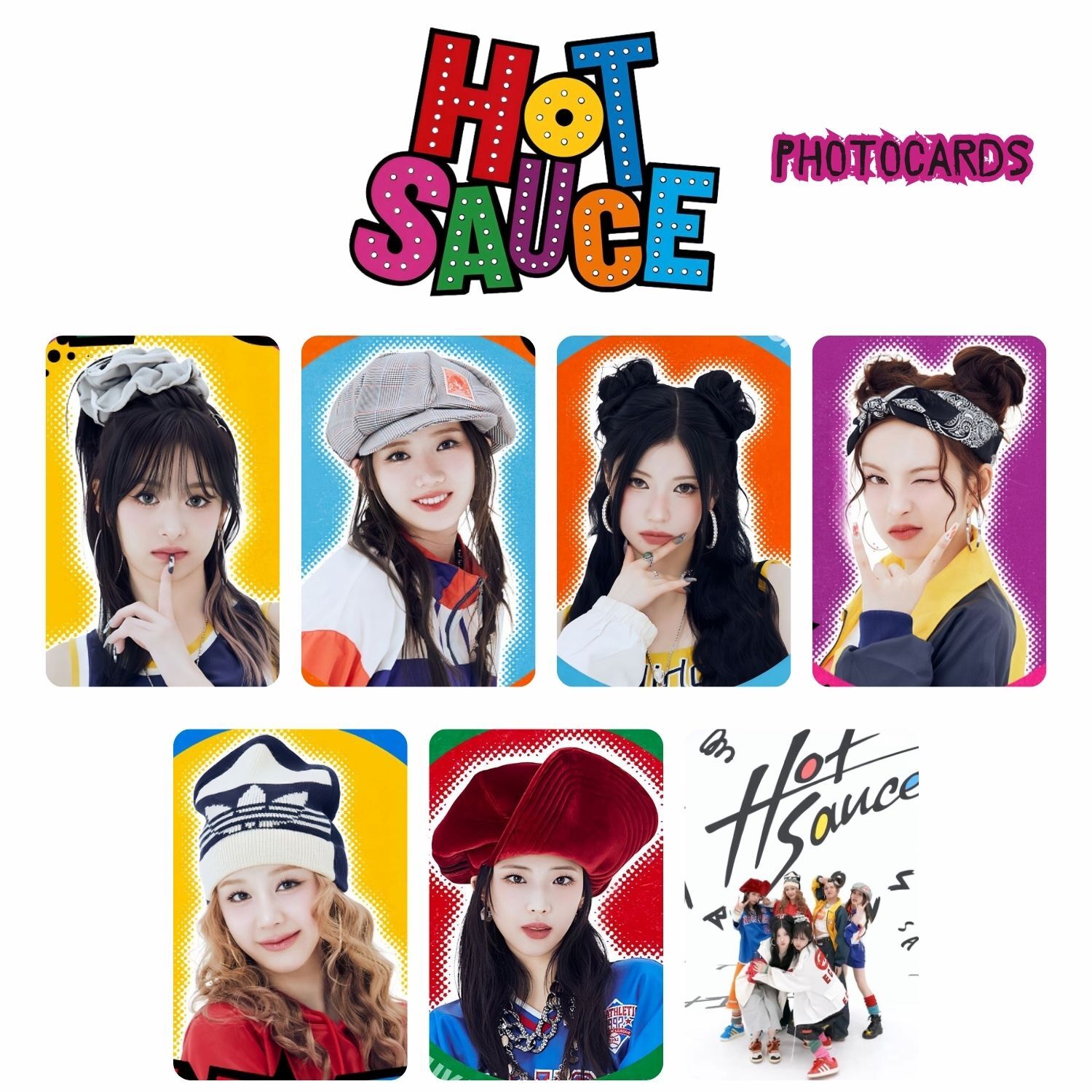 BABYMONSTER  '' Hot Sauce '' Photocards Set
