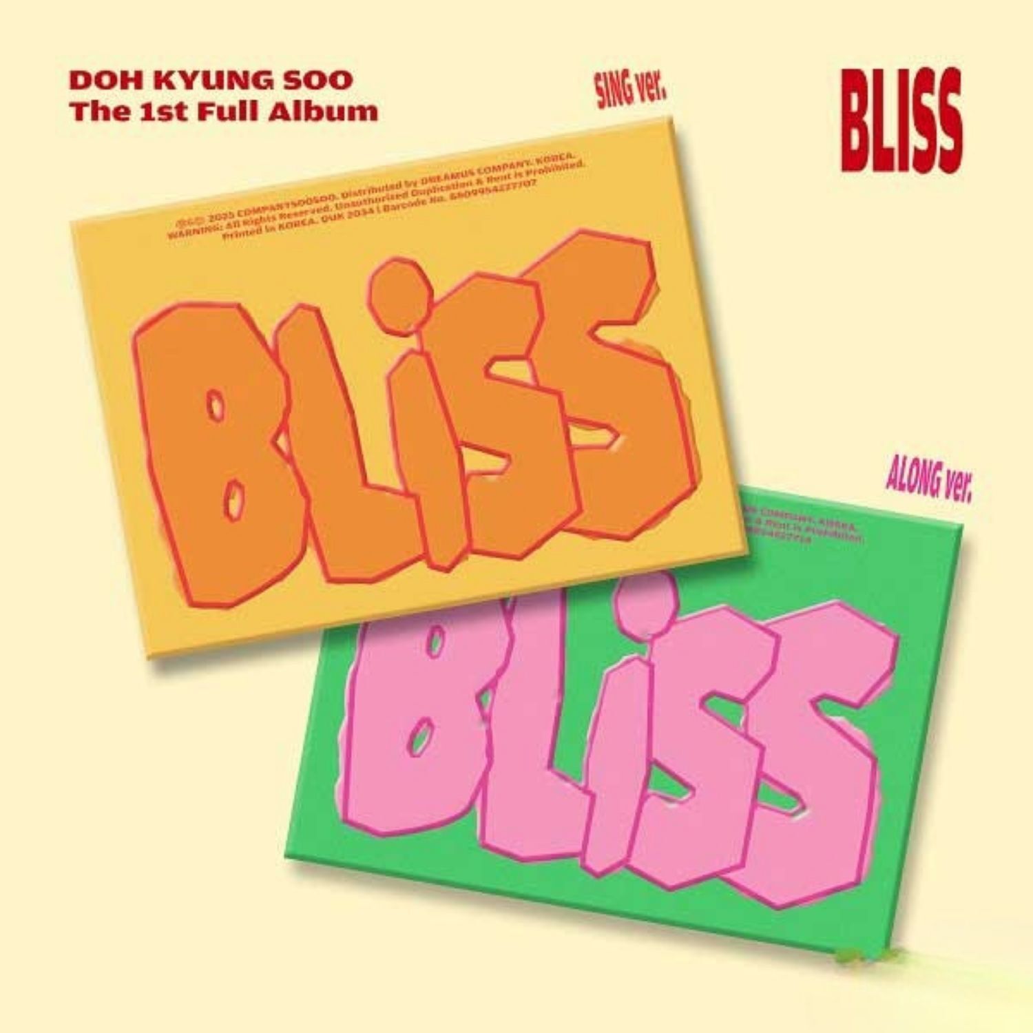 DOH KYUNG SOO The 1st Full Album – BLISS (Random)