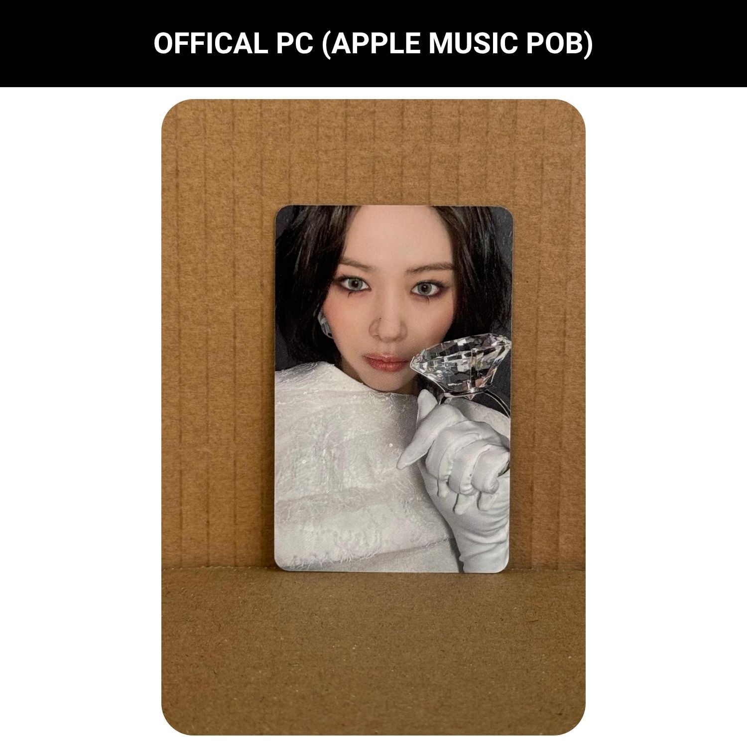 ITZY Ryujin '' Motto '' Apple Music POB Photocard