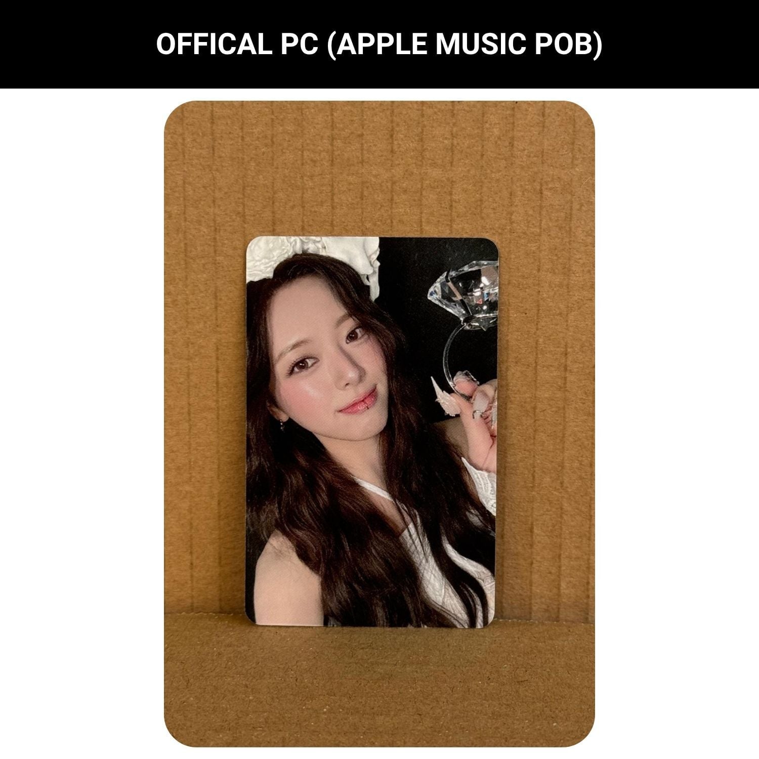 ITZY Yuna '' Motto '' Apple Music POB Photocard