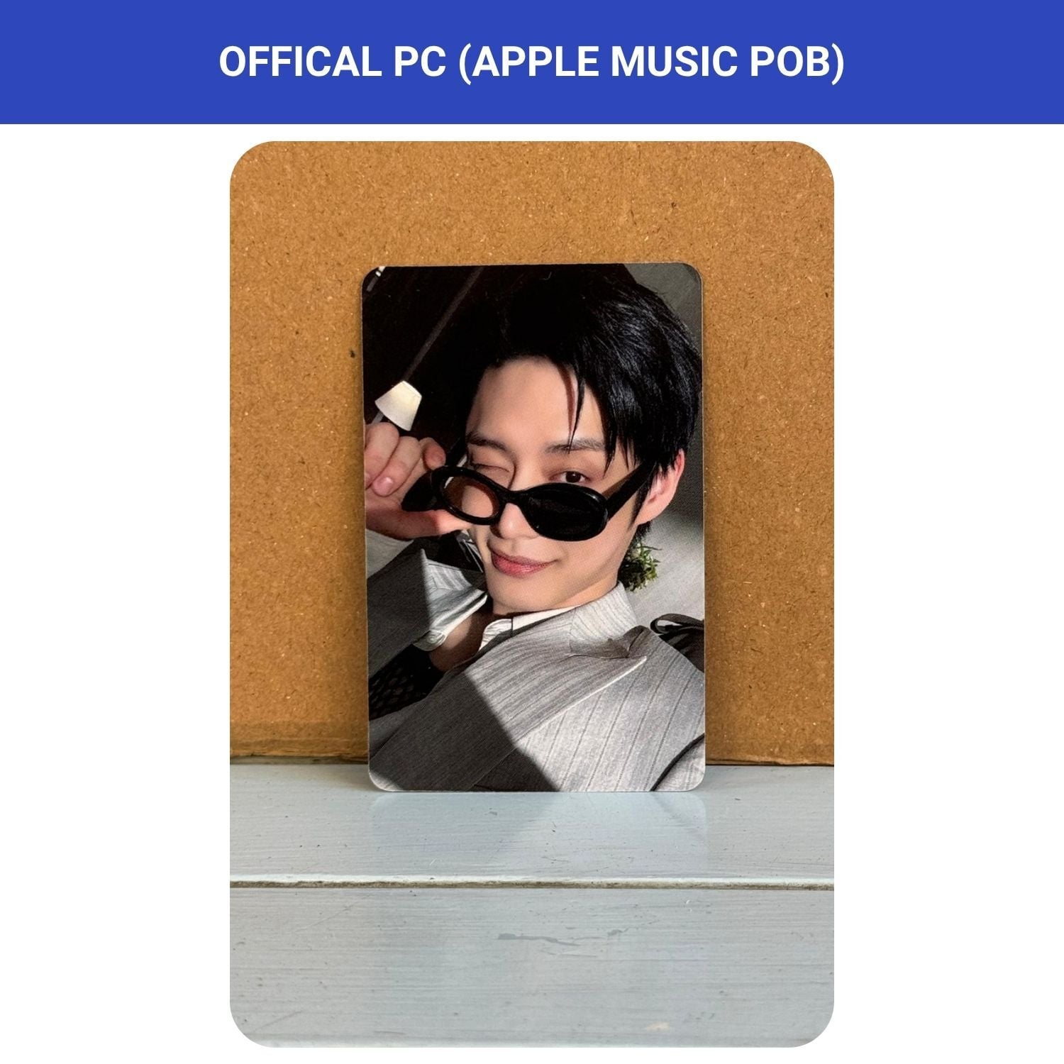 ZEROBASEONE Kim Ji-Woong '' Ascend '' Apple Music POB Photocard