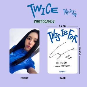 TWICE Chaeyoung '' This is For '' Photocards Set