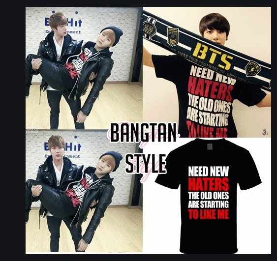 BTS Jungkook - Suga ''Haters'' T-Shirt