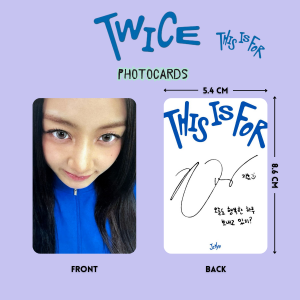 TWICE Jihyo '' This is For '' Photocards Set