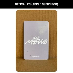 ITZY Yuna '' Motto '' Apple Music POB Photocard