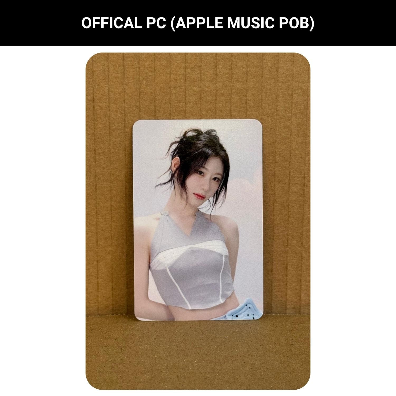ITZY Chaeryeong '' Motto '' Apple Music POB Photocard