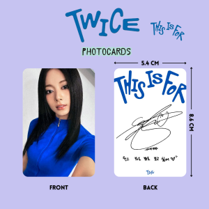 TWICE Tzuyu '' This is For '' Photocards Set