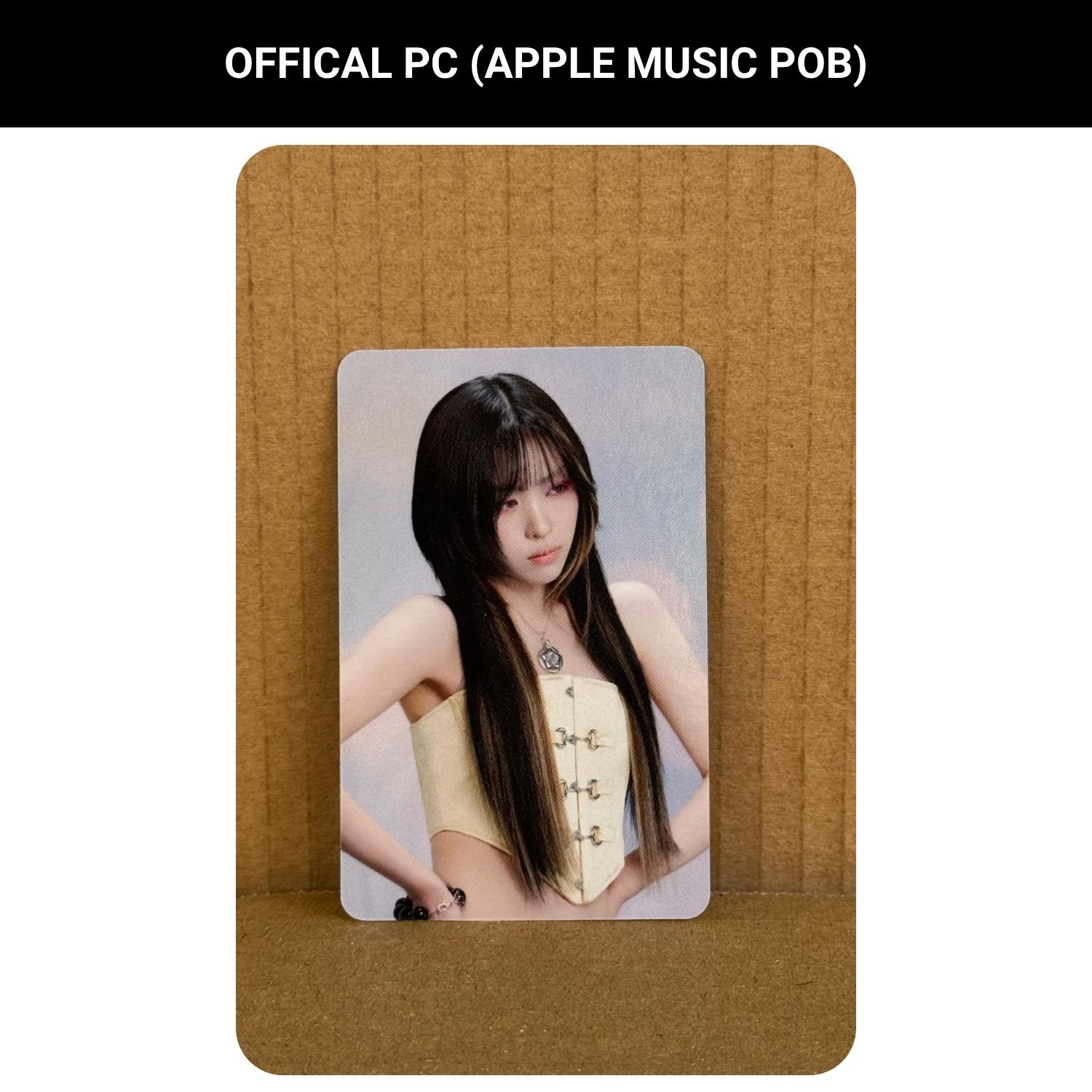ITZY Ryujin '' Motto '' Apple Music POB Photocard