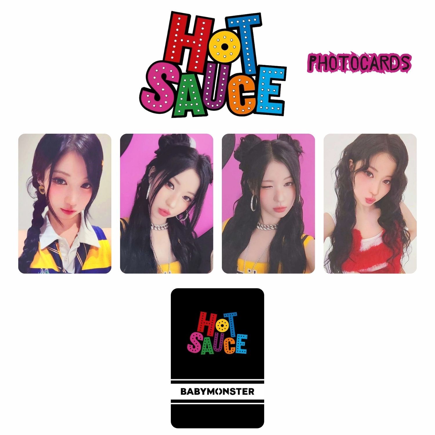BABYMONSTER Asa '' Hot Sauce '' Photocards Set