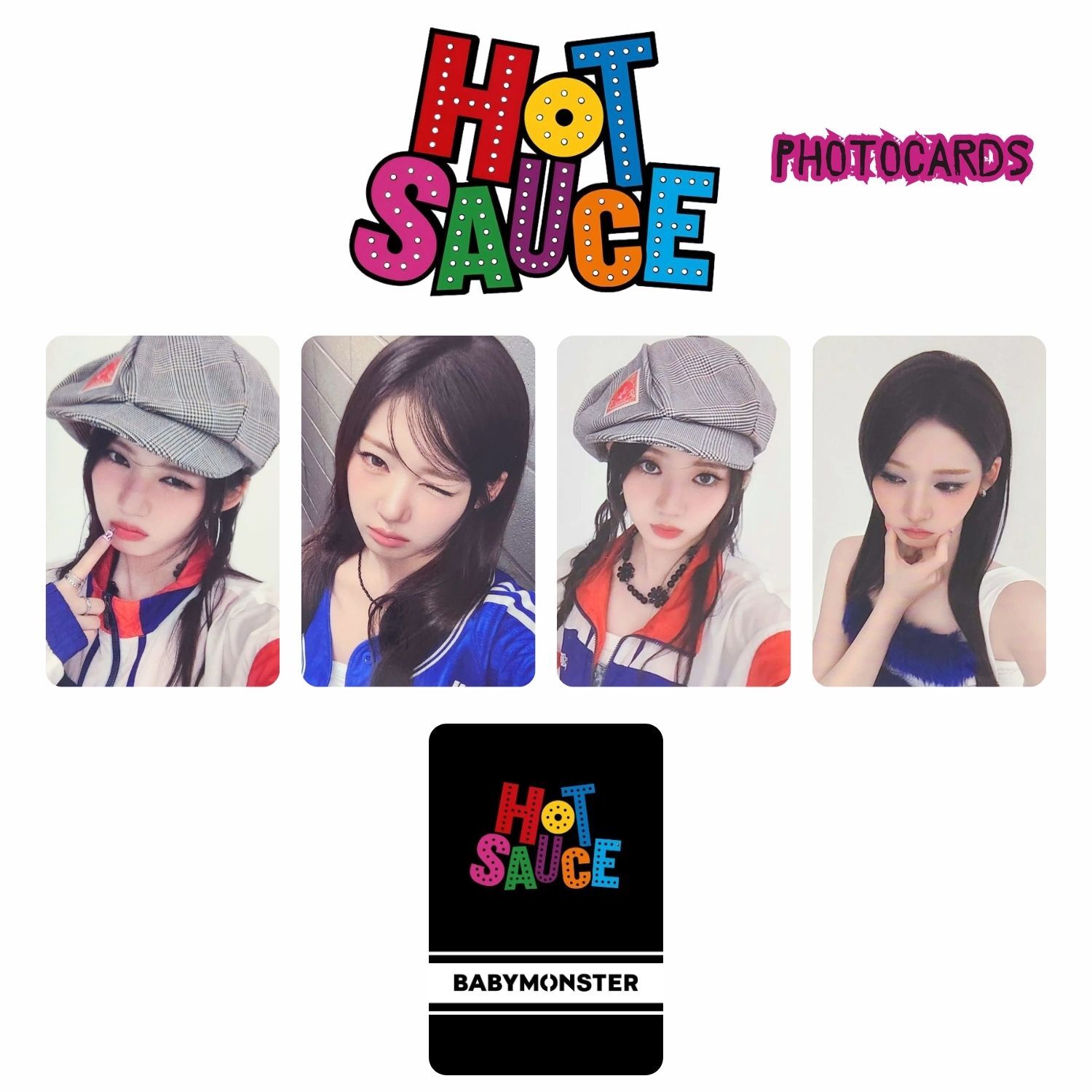 BABYMONSTER Rora '' Hot Sauce '' Photocards Set