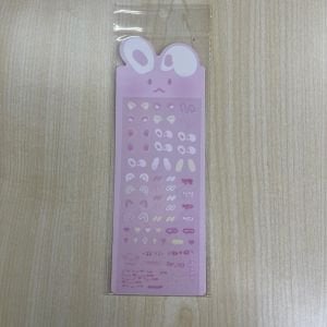 Tavşan Kulak Sticker Pembe