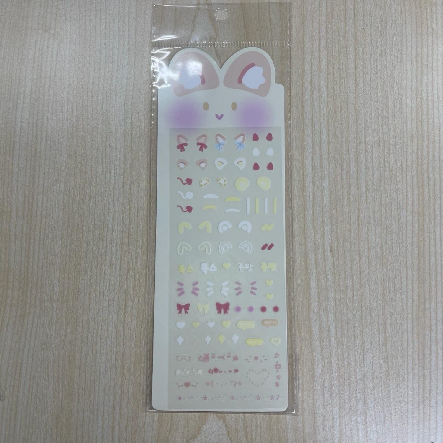 Tavşan Kulak Sticker Sarı