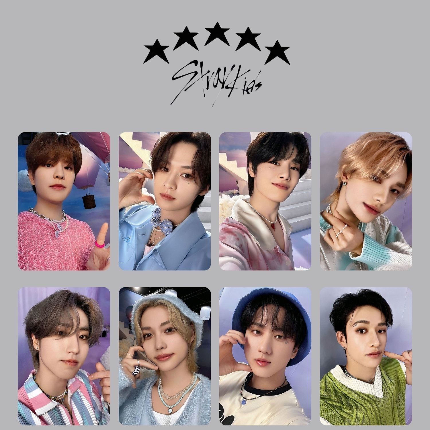 STRAY KIDS '' 5 Star Dome Tour 2023 '' Photocards Set
