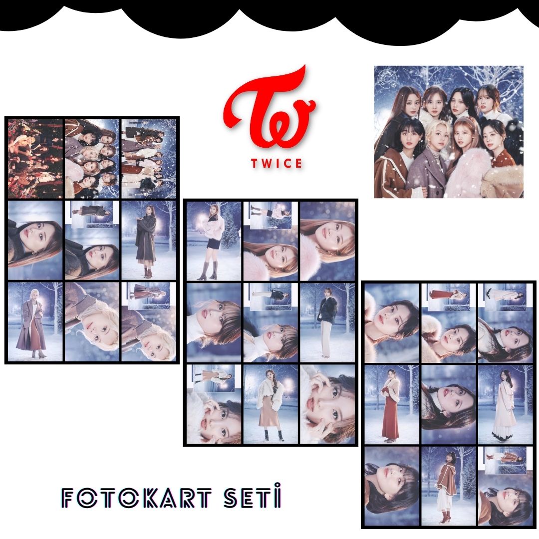 TWICE JAPAN '' Doughnut '' Fotokart Seti
