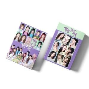 TWICE '' This Is For '' Çift Yön Baskılı Lomo Card Seti