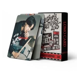 ATEEZ '' Rock Will Never Die. 2025 SG '' Çift Yön Baskılı Lomo Card Seti