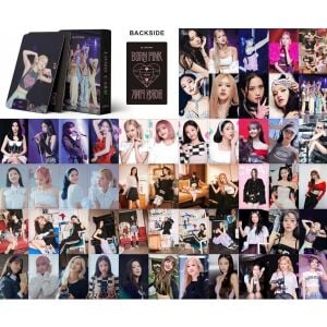BLACKPINK '' Born Pink '' Çift Yön Baskılı Hologramlı Lazer/Lomo Card Seti