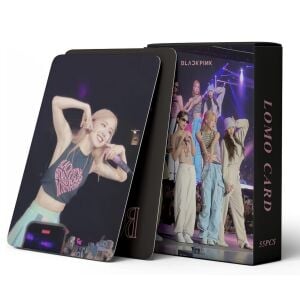 BLACKPINK '' Born Pink '' Çift Yön Baskılı Hologramlı Lazer/Lomo Card Seti
