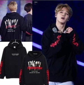 BTS JIMIN パーカー XL BTS ''Jimin Sound of Sound'' Konser Hodie (Sweatshirt) XL - Siyah