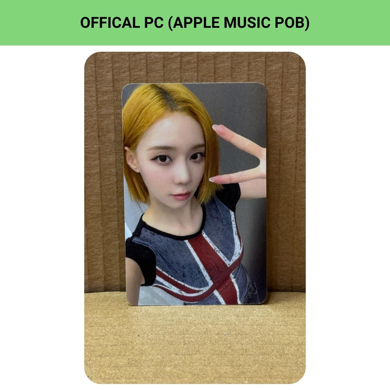 AESPA Winter '' Lemonade '' Apple Music POB Photocard