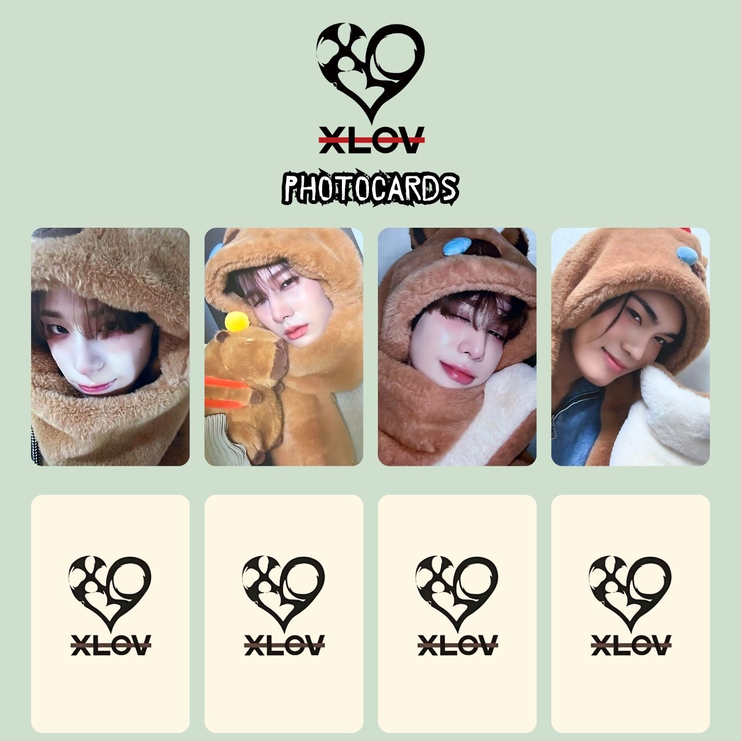 XLOV  '' I'mma Be'' Photocards Set