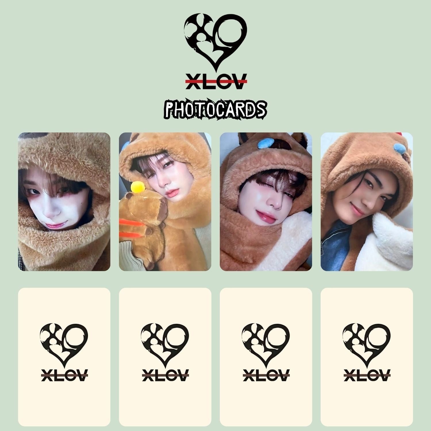 XLOV  '' I'mma Be'' Photocards Set