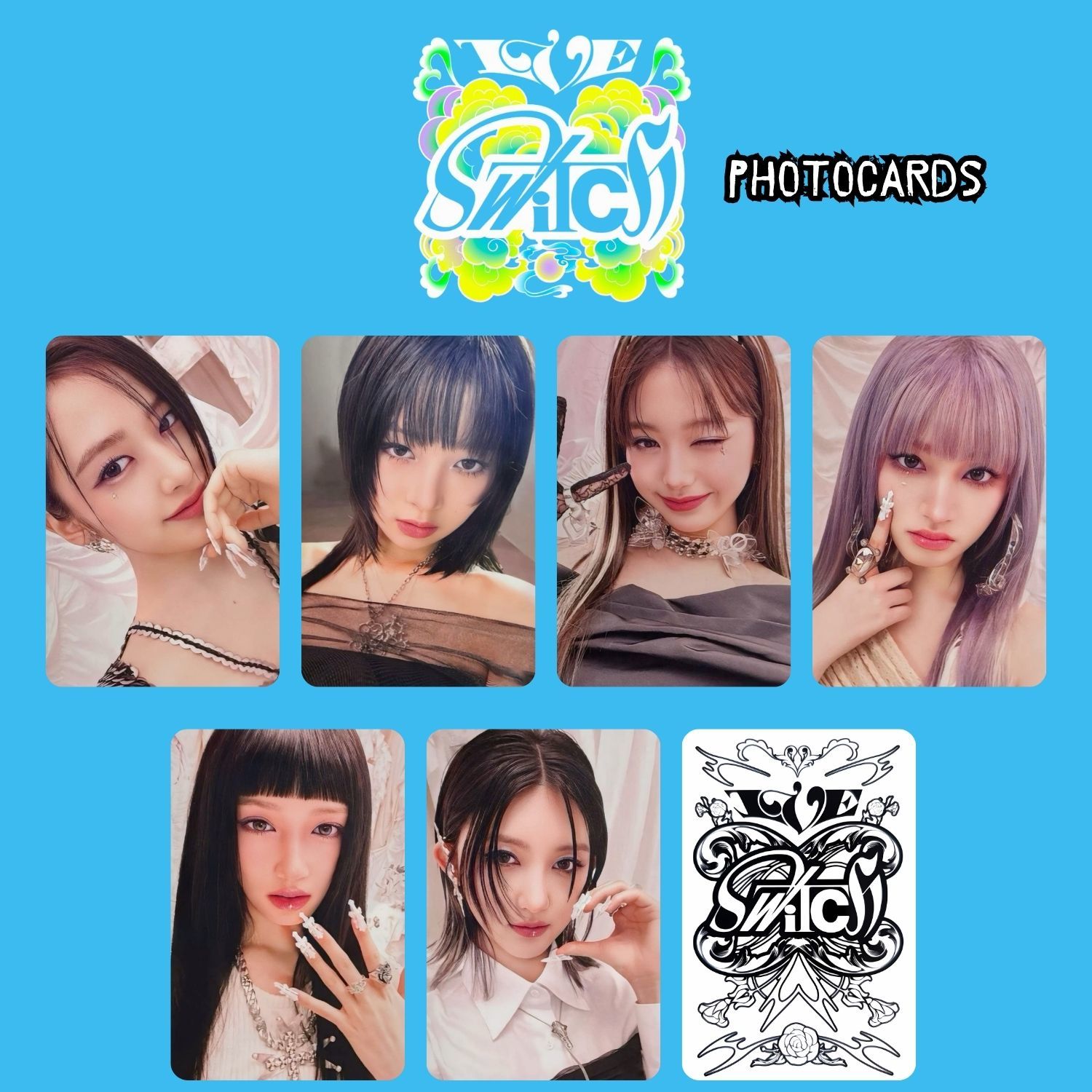 IVE '' Switch '' ON Ver. Photocards Set
