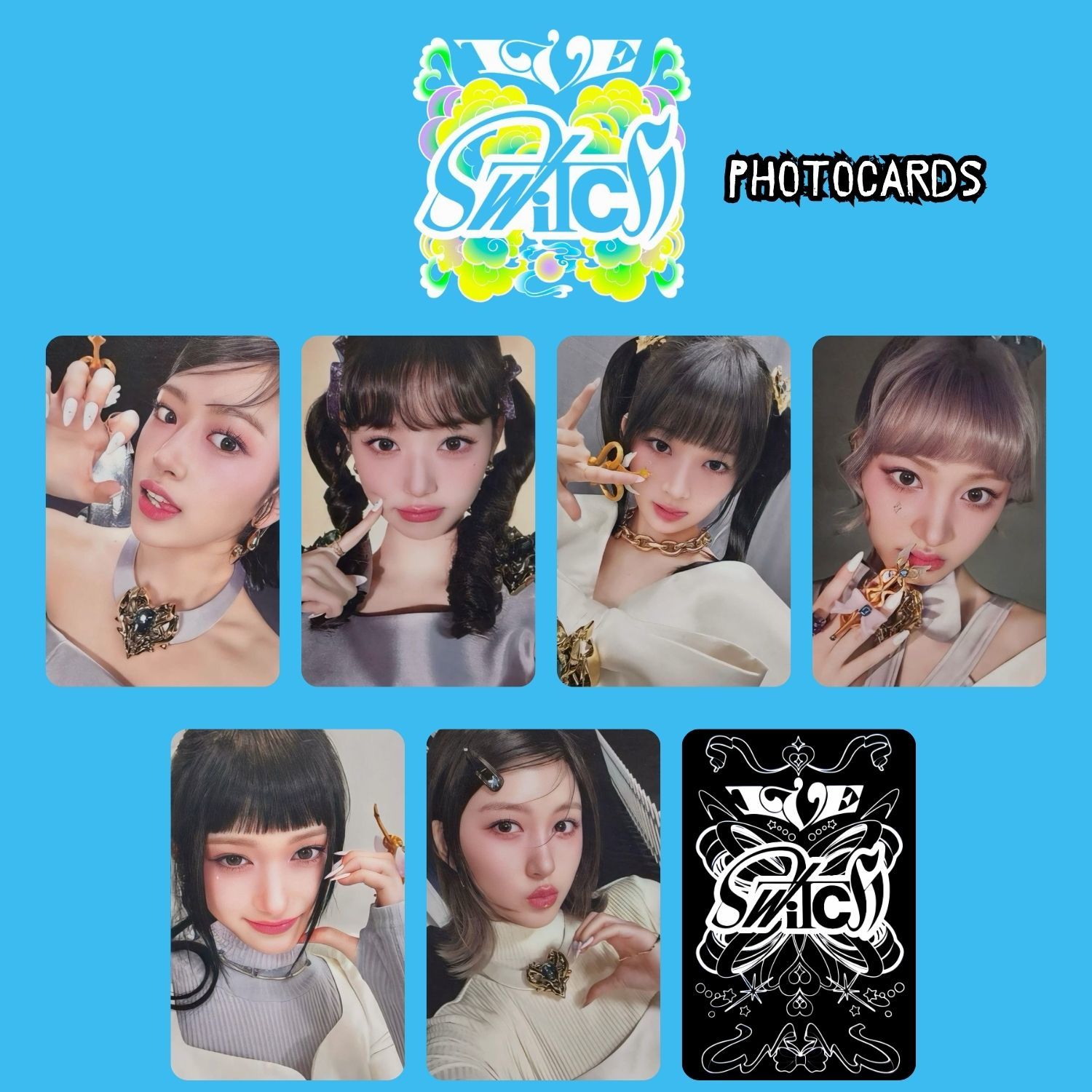 IVE '' Switch '' OFF Ver. Photocards Set