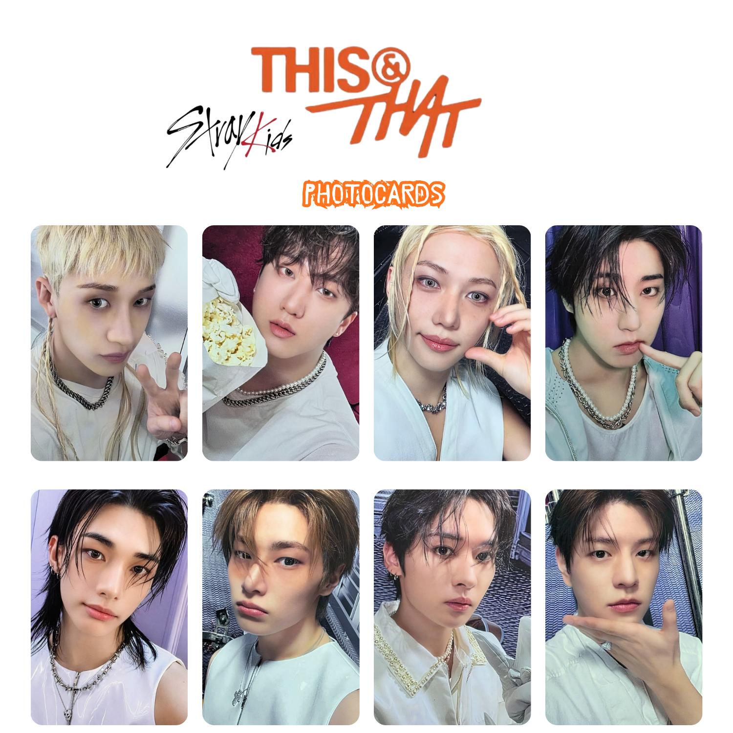 STRAY KIDS '' This & That '' LP Ver. Photocards Set