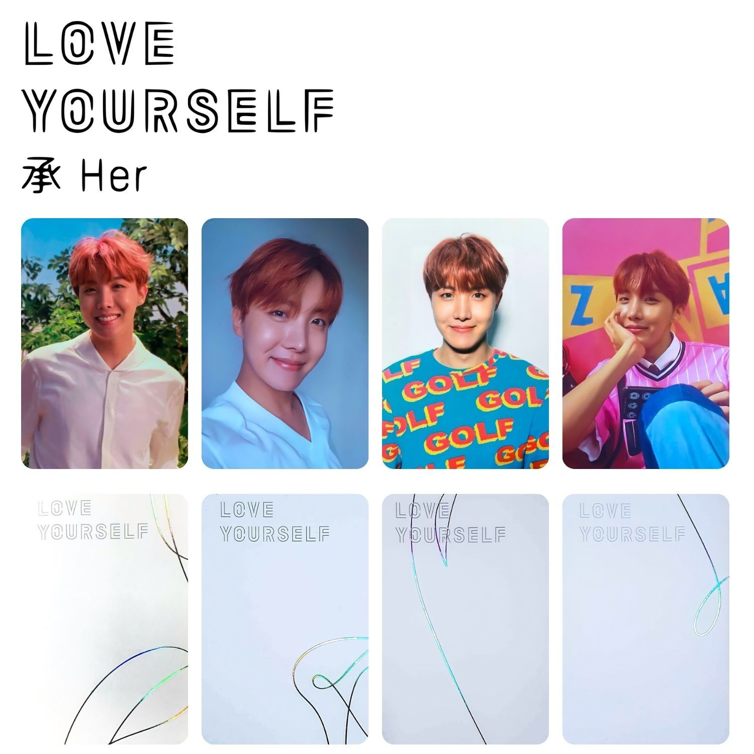 BTS J-Hope '' LY Her '' Albüm Kart Seti