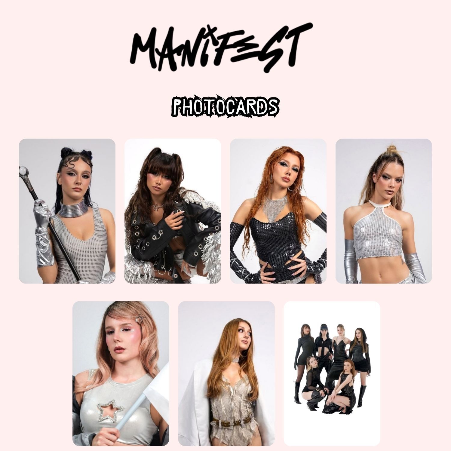 MANIFEST  ''OT6 '' Photocards Set 2