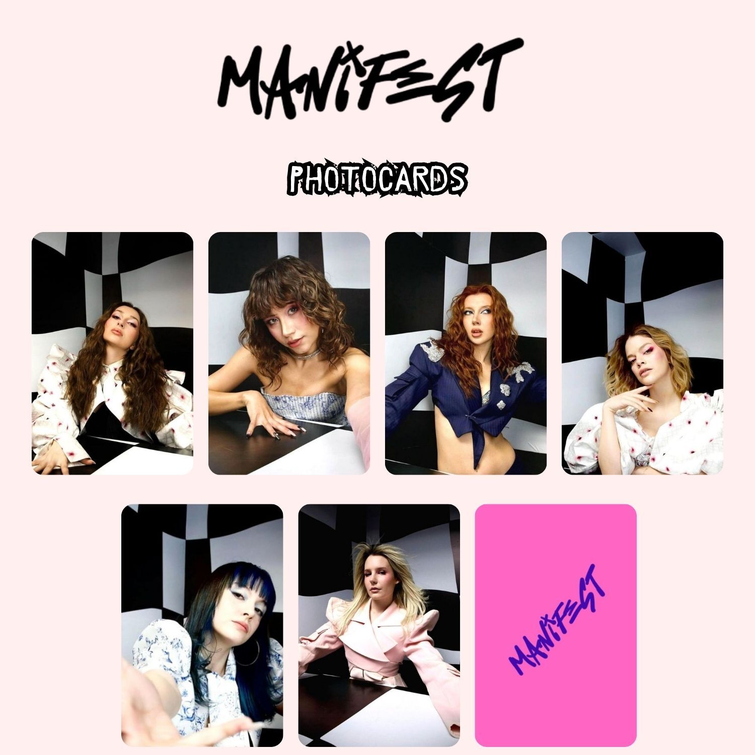 MANIFEST  ''OT6 '' Photocards Set 3