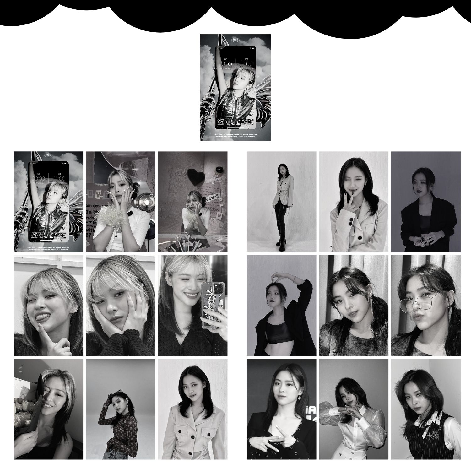ITZY '' Ryujin '' Fotokart Seti