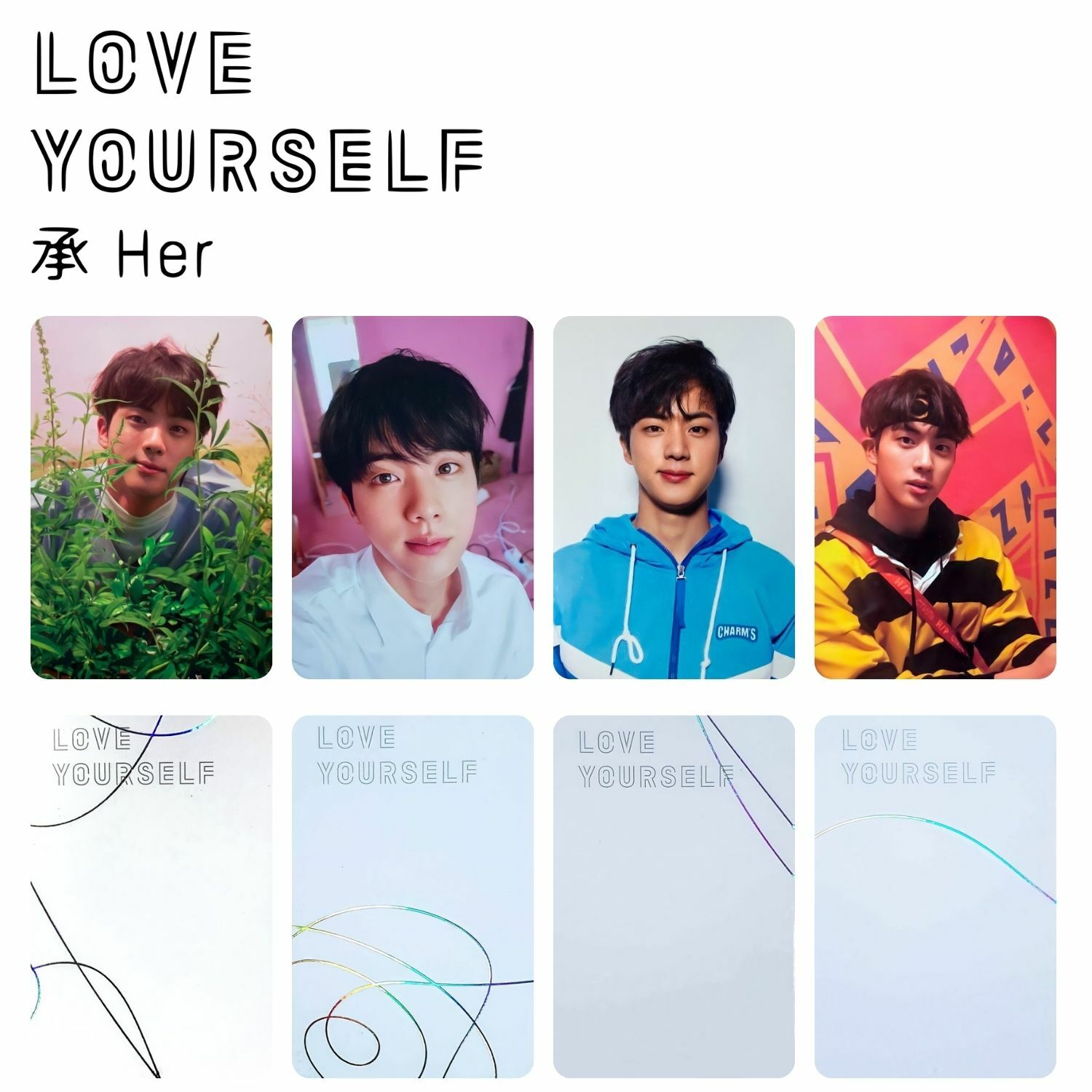BTS Jin '' LY Her '' Albüm Kart Seti