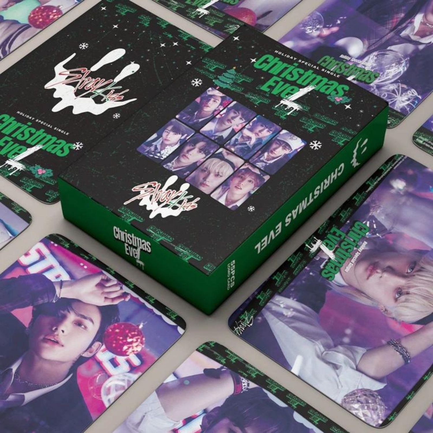 STRAY KIDS “Christmas EveL.” Çift Yön Baskılı Lomo Card Seti