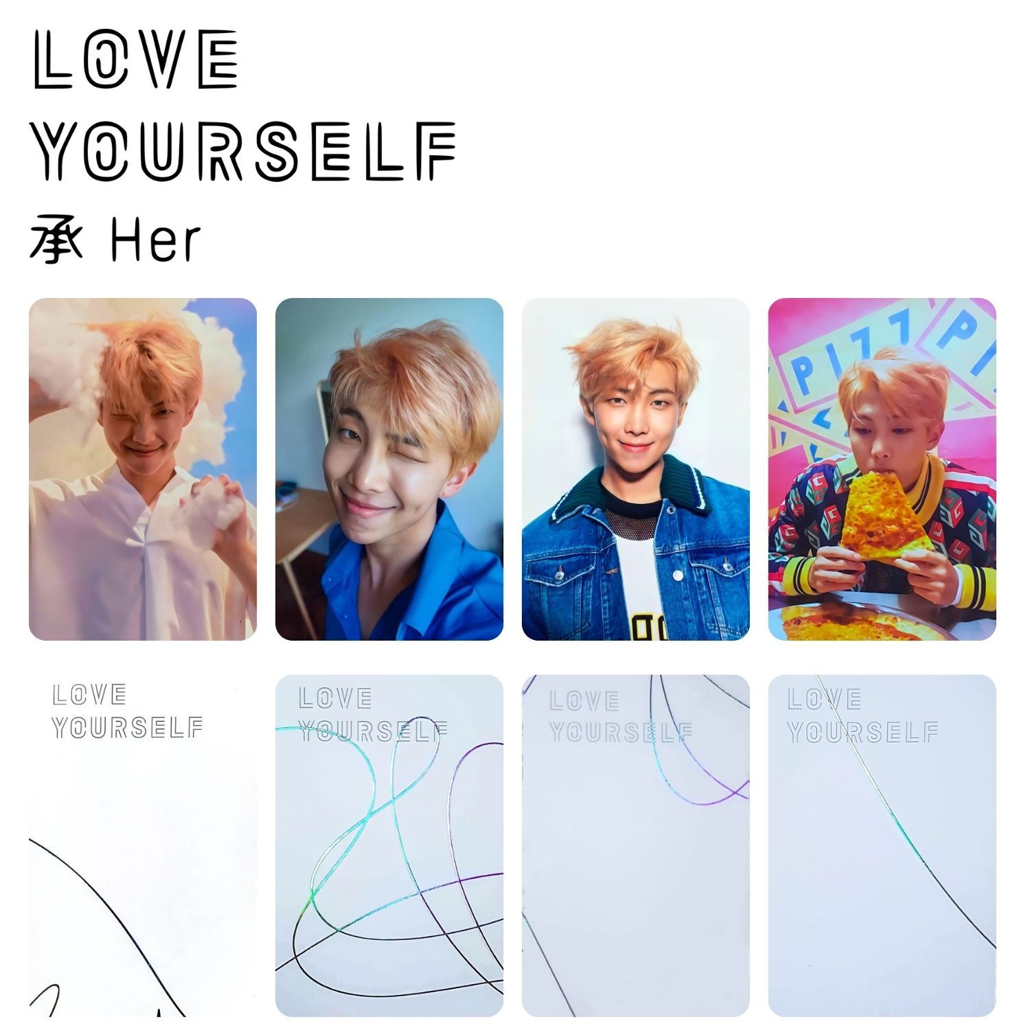 BTS RM '' LY Her '' Albüm Kart Seti